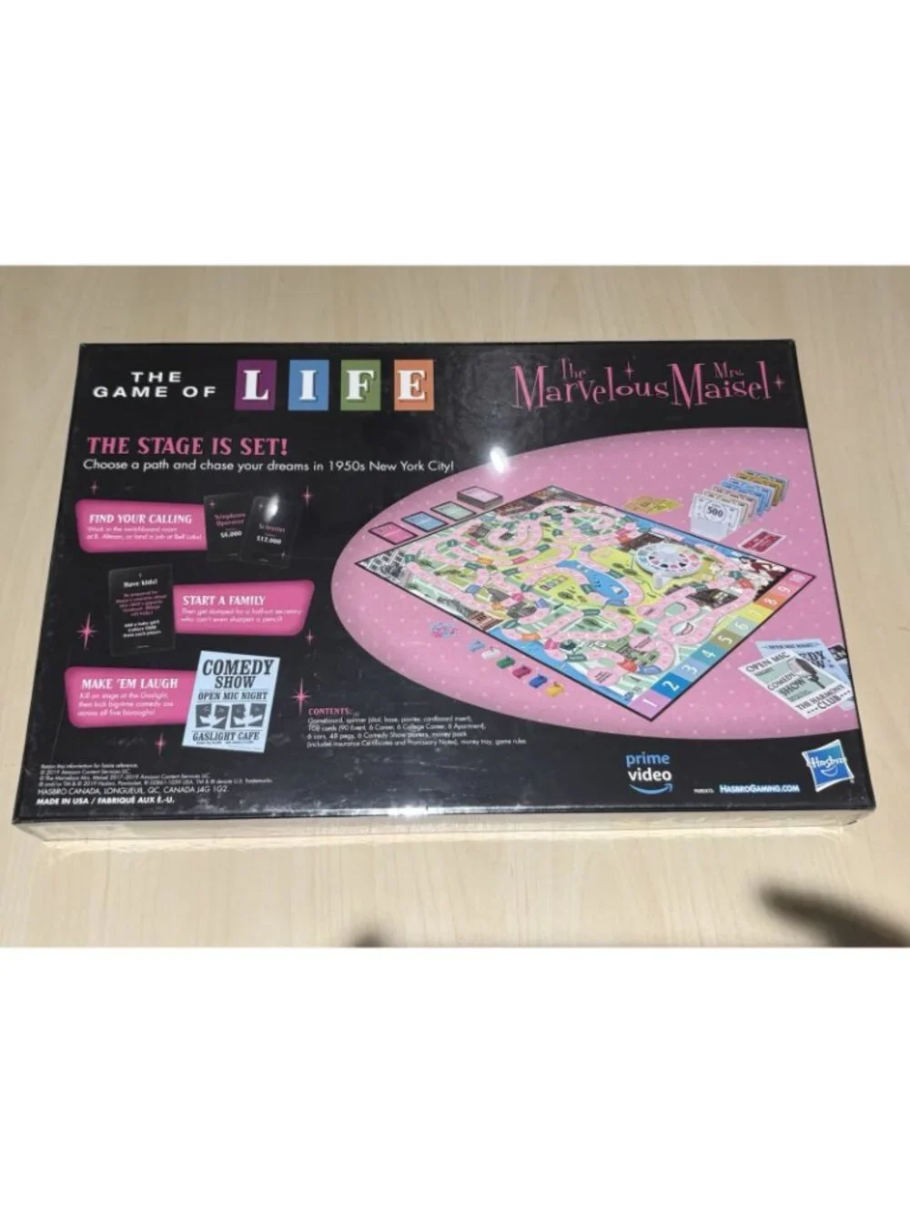 The Game of Life: The Marvelous Mrs. Maisel Edition (Hasbro) - Factory Sealed